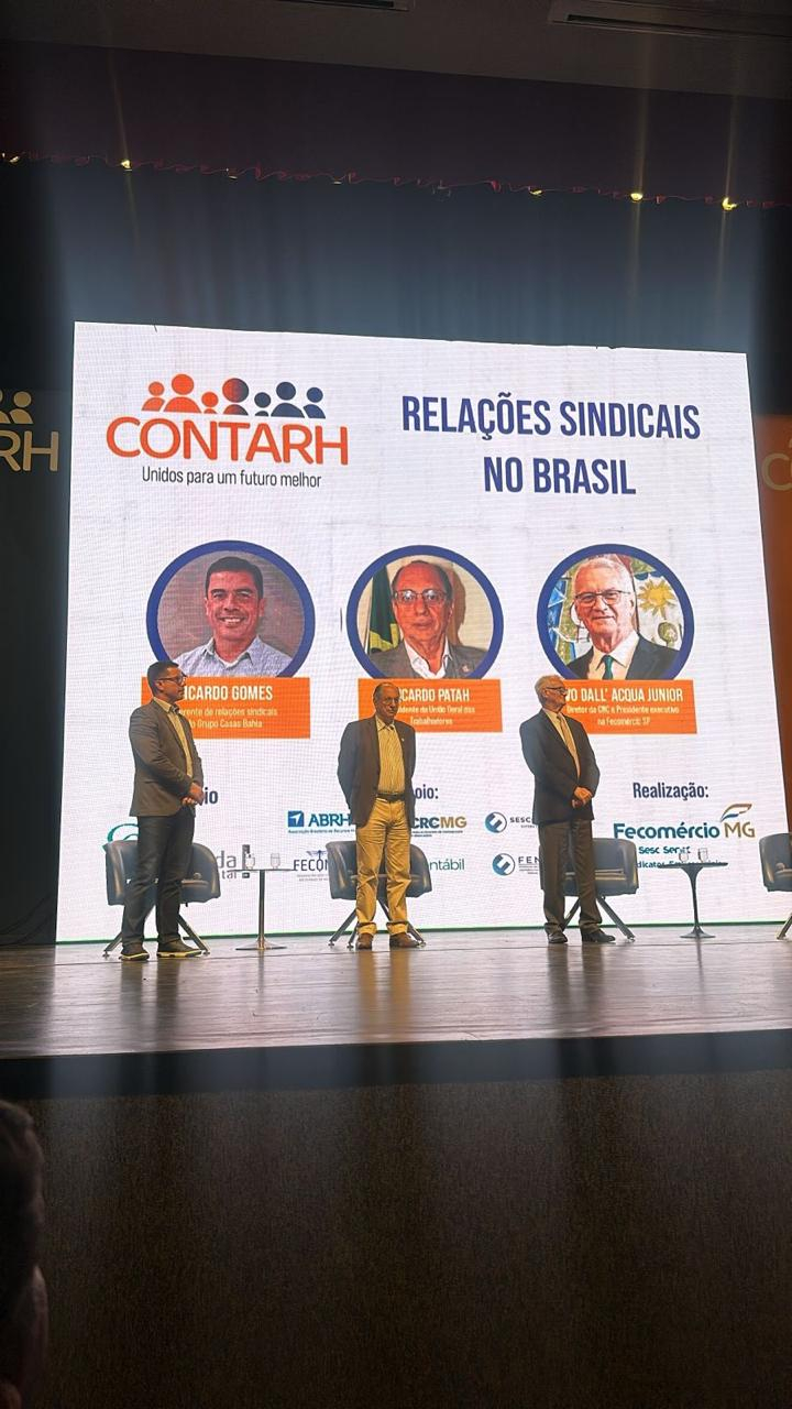 Ricardo Patah discute Futuro do Trabalho e Relações Sindicais no CONTARH 2024